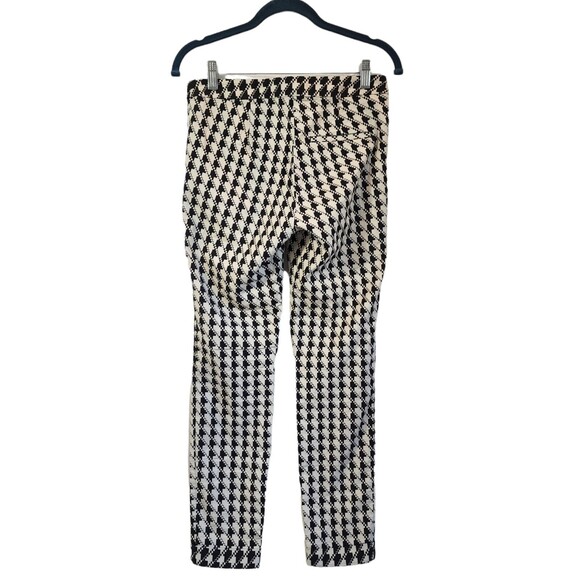 Zara Basic Women's Trouser Career Pants Size S Skinny Black and Cream Mid Rise - Picture 2 of 10